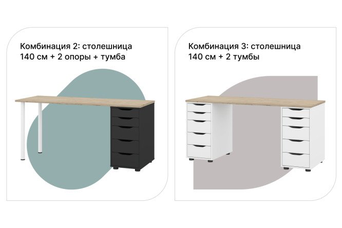 Столешница Alexys 140 см