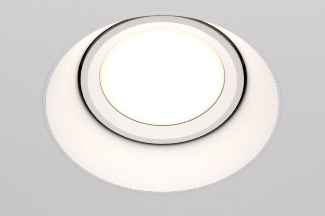 Светильник встраиваемый MAYTONI Downlight Dot 9x4x9 см, GU10