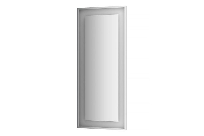 Зеркало настенное в багетной раме EVOFORM Ledside хром со встроенным LED-светильником, BY 2215 60х140 см