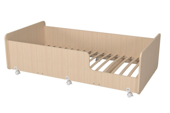 Изображение товара Подростковая кровать Р439 160х80 см цвет дуб молочный надежная стильная