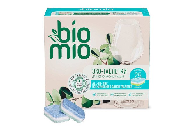 Изображение товара Таблетки BioMio Bio-Tabs для посудомоечных машин