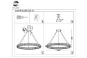 Люстра ST LUCE Tivoli 24 кв.м., LED, 102 см