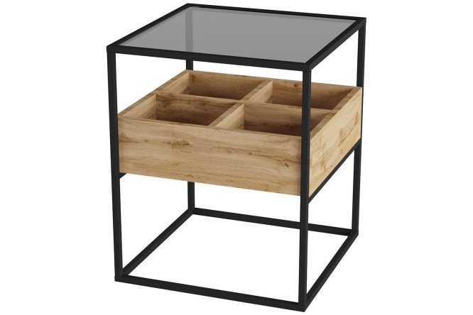 Изображение товара Тумба прикроватная Кассо из ЛДСП в цвет дуб Вотан 45х55,5х45 см