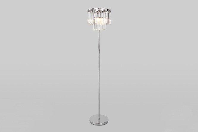 Светильник напольный с выключателем EUROSVET Elegante 30x165x30 см, E14