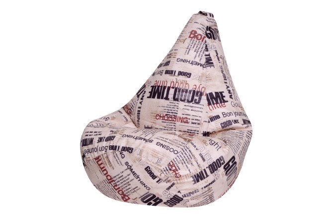 Изображение товара Кресло-мешок Бонджорно L Малое из велюра комфортное и стильное