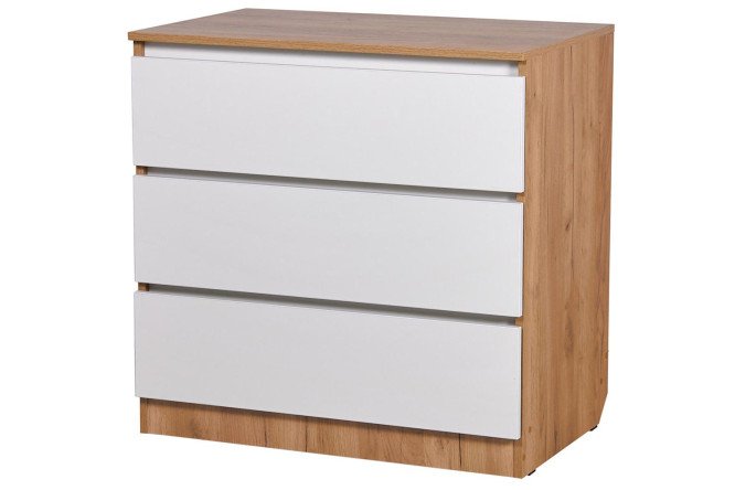 Изображение товара Комод Simple белый из ЛДСП 80,4х79,7х50,5 см современная мебель