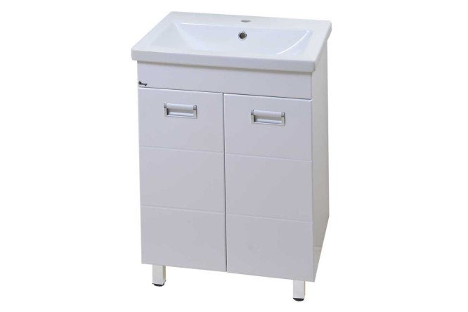 Изображение товара Тумба напольная Монтана 46 см, цвет каркаса белый, фасада белый