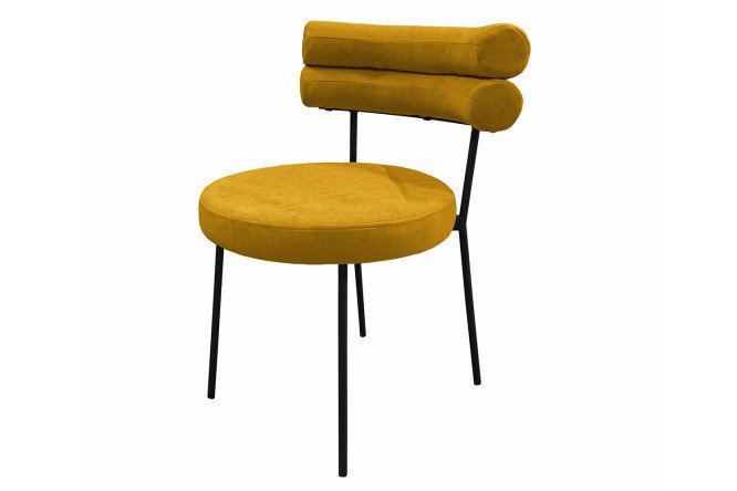 Изображение товара Стул Malta 57х75х58 см с велюровой обивкой и металлическими ножками