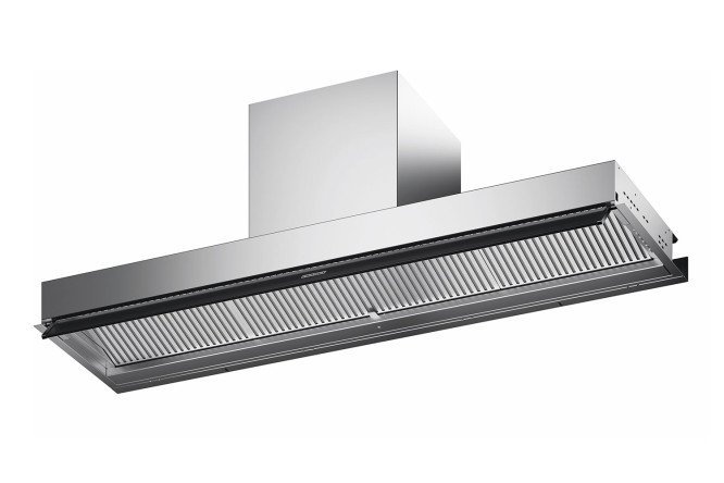 Изображение товара Вытяжка FRANKE Maris FSTS DRIP-FREE 120 X 305.0702.608 цвет нержавеющая сталь, чёрное стекло, 120 см