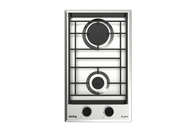 Изображение товара Газовая панель KORTING HG 3712 CX 30,5 см нержавеющая сталь 2 зоны