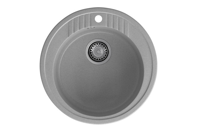 Изображение товара Врезная мойка GRANFEST Rondo GF-R-520 52х52 см искусственный мрамор