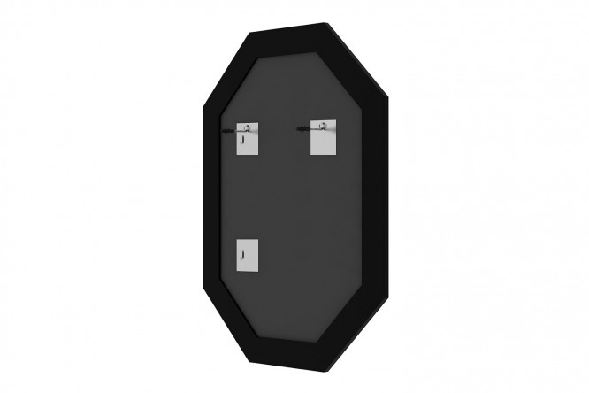 Зеркало настенное в багетной раме EVOFORM Polygon BY 7068, палисандр 71х91 см