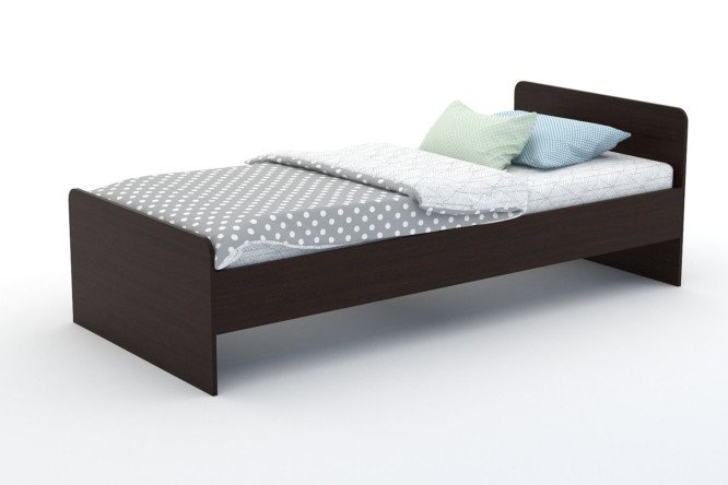 Изображение товара Кровать Корсика 90x200 см Венге комфортная и современная