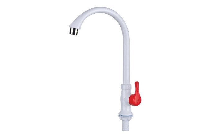 Изображение товара Кран для холодной воды РМС PL3-269F-1 белый, красный