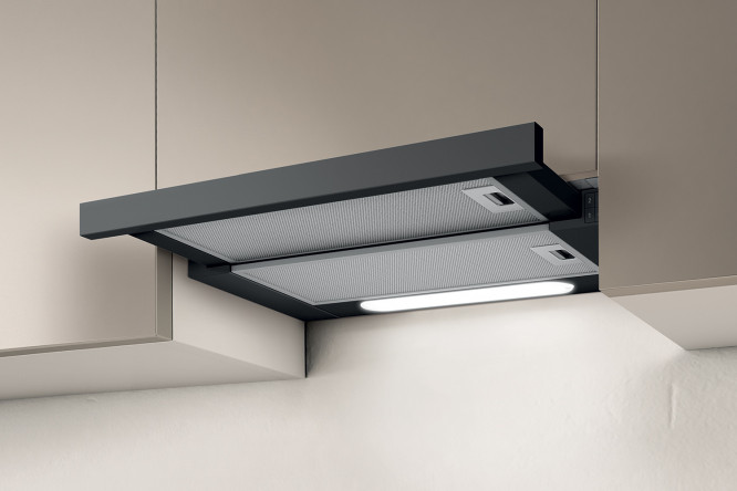 Изображение товара Вытяжка ELICA ELITE 14 LUX BL/A/60 черная 59х18х28 см с рециркуляцией