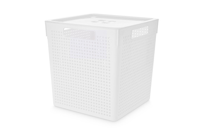Изображение товара Коробка с крышкой Лофт для хранения вещей 29.4x30.1x29.4 см 23 л