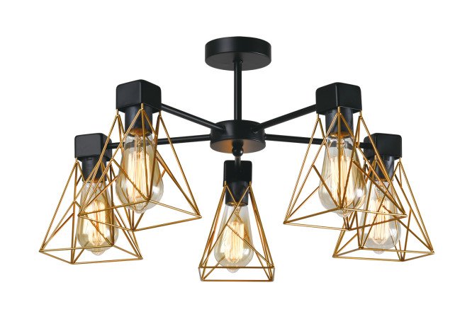 Изображение товара Потолочный светильник EUROSVET Trappola 23 кв.м. E27 классический дизайн