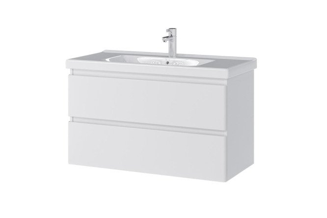 Изображение товара Подвесная тумба Sanstar Риана 99. 7 см белая - стильное решение для ванной