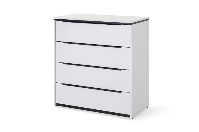 Изображение товара Комод SCANDICA Wilma широкий белый для хранения мебели современный дизайн