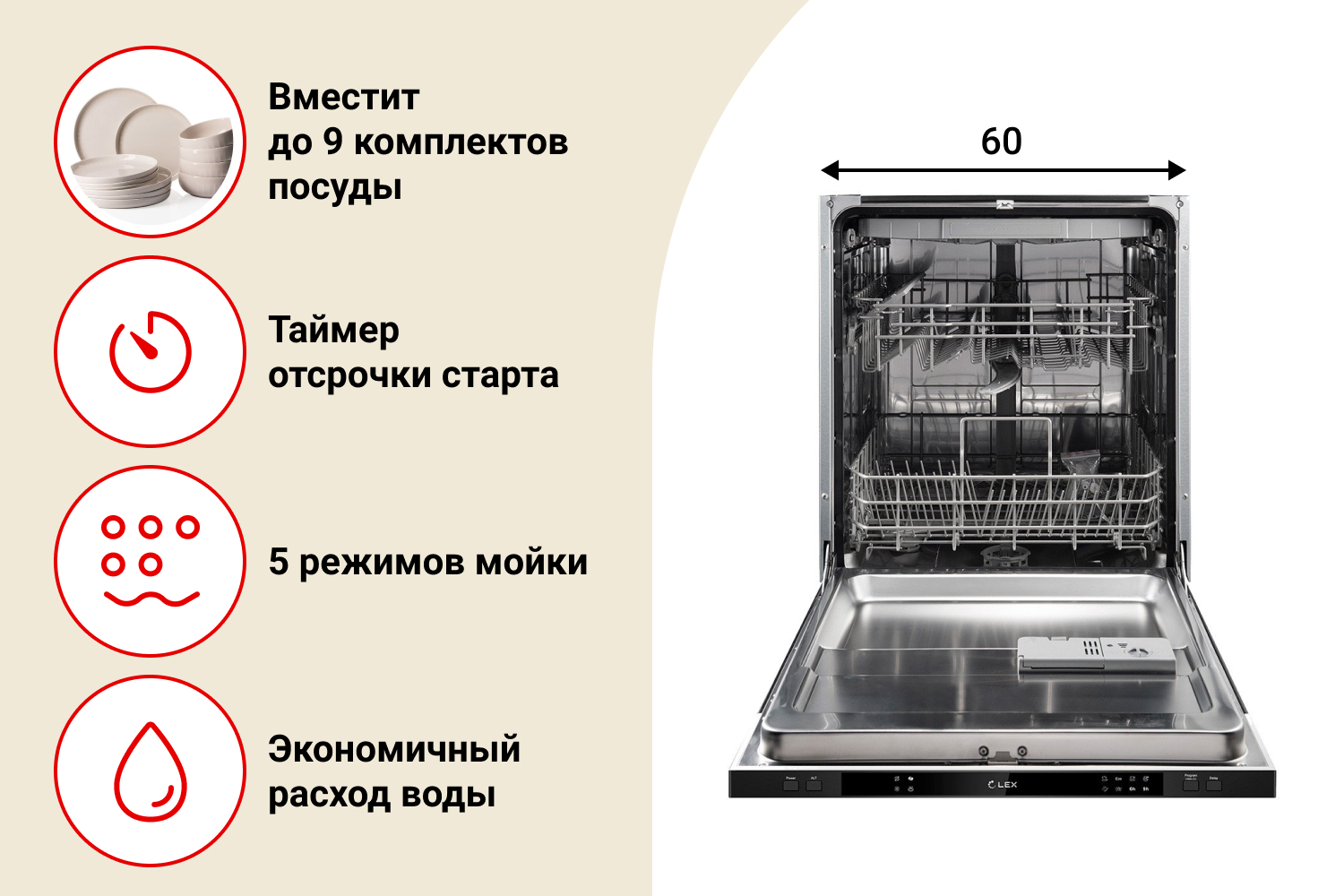 Встраиваемая посудомоечная машина PM 6053