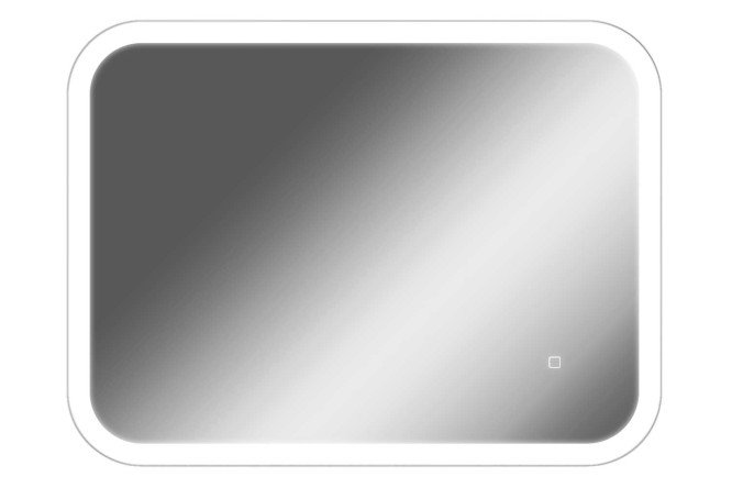 Изображение товара Зеркало с подсветкой SANSA Капри PR-B GL7018Z 80х60 см - современное зеркало для ванной и спальни