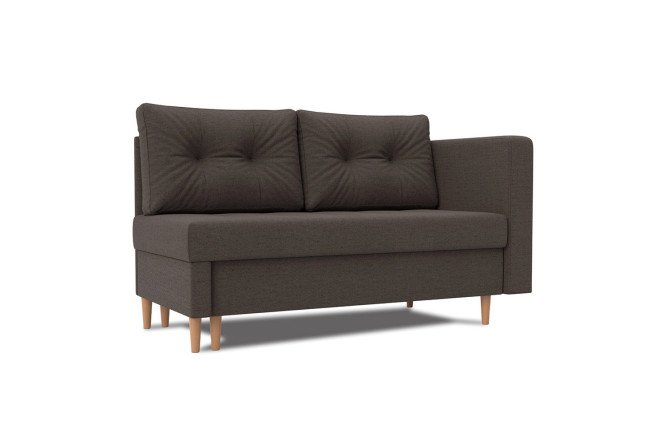 Изображение товара Кушетка Лига 098 с универсальным подлокотником и механизмом еврокнижка