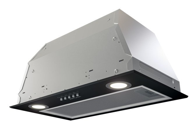 Изображение товара Вытяжка KRONAsteel Adel 600 Black PB для кухни, рециркуляция, 52.5х25.1х29.1 см