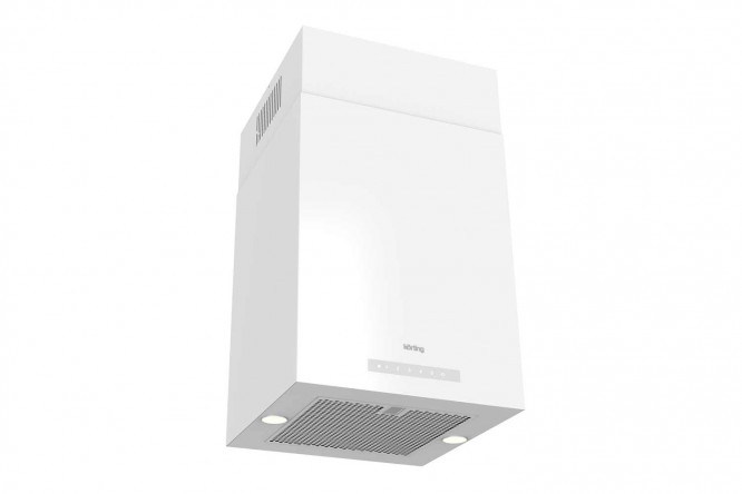 Изображение товара Вытяжка KORTING KHA 45970 W Cube с рециркуляцией и отводом воздуха 45х95х45 см