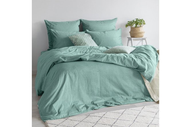 Пододеяльник Melange Emerald Сатин