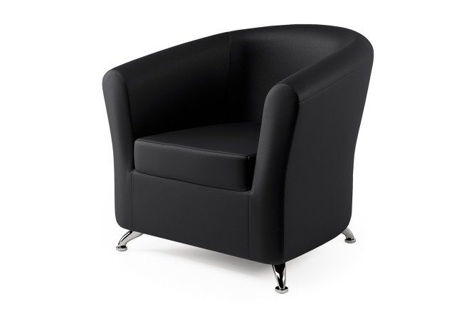 Изображение товара Кресло Евро из искусственной кожи размеры 82,5х76х82 см максимальная нагрузка 120 кг