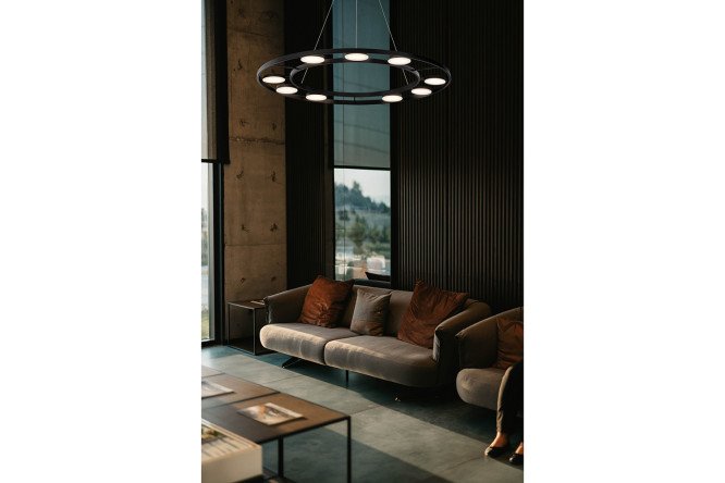 Фото 11 Светильник подвесной LED MAYTONI DECORATIVE LIGHTING Modern Fad 12 кв.м., 80х150х80 см, LED