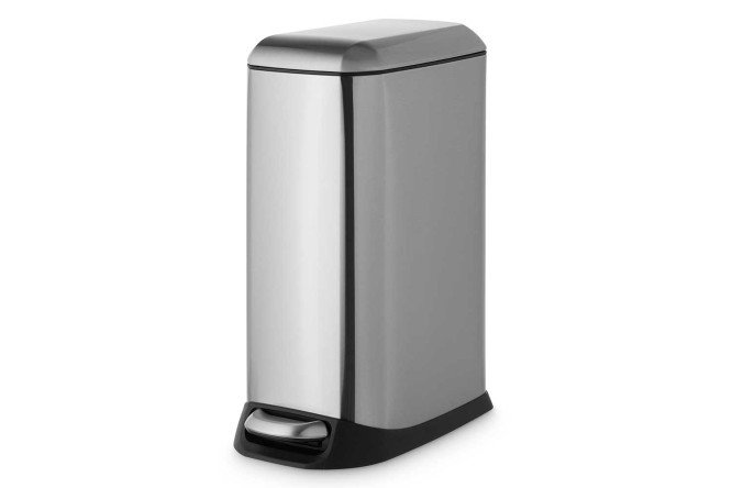 Изображение товара Бак для мусора с крышкой BERKRAFT Slim 20.5x45.8x36 см, 12 л