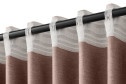 Штора ESTUDI BLANCO Hazel 180х300 см, 1 шт., цвет кофейный