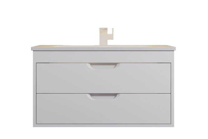 Изображение товара Подвесная тумба для ванной Modul 77 см белая матовая