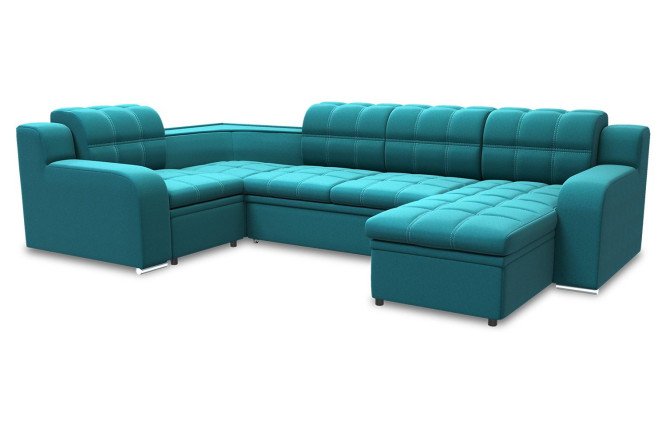 Изображение товара П-образный диван-кровать Жемчуг с механизмом Дельфин