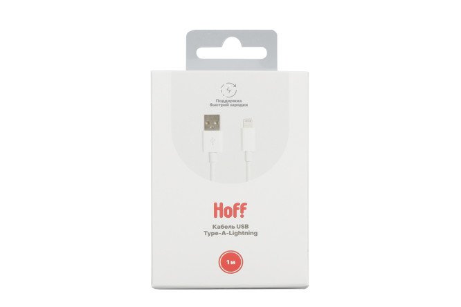 Изображение товара Кабель USB Type-A-Lightning HOFF C36 1 м для устройств Apple