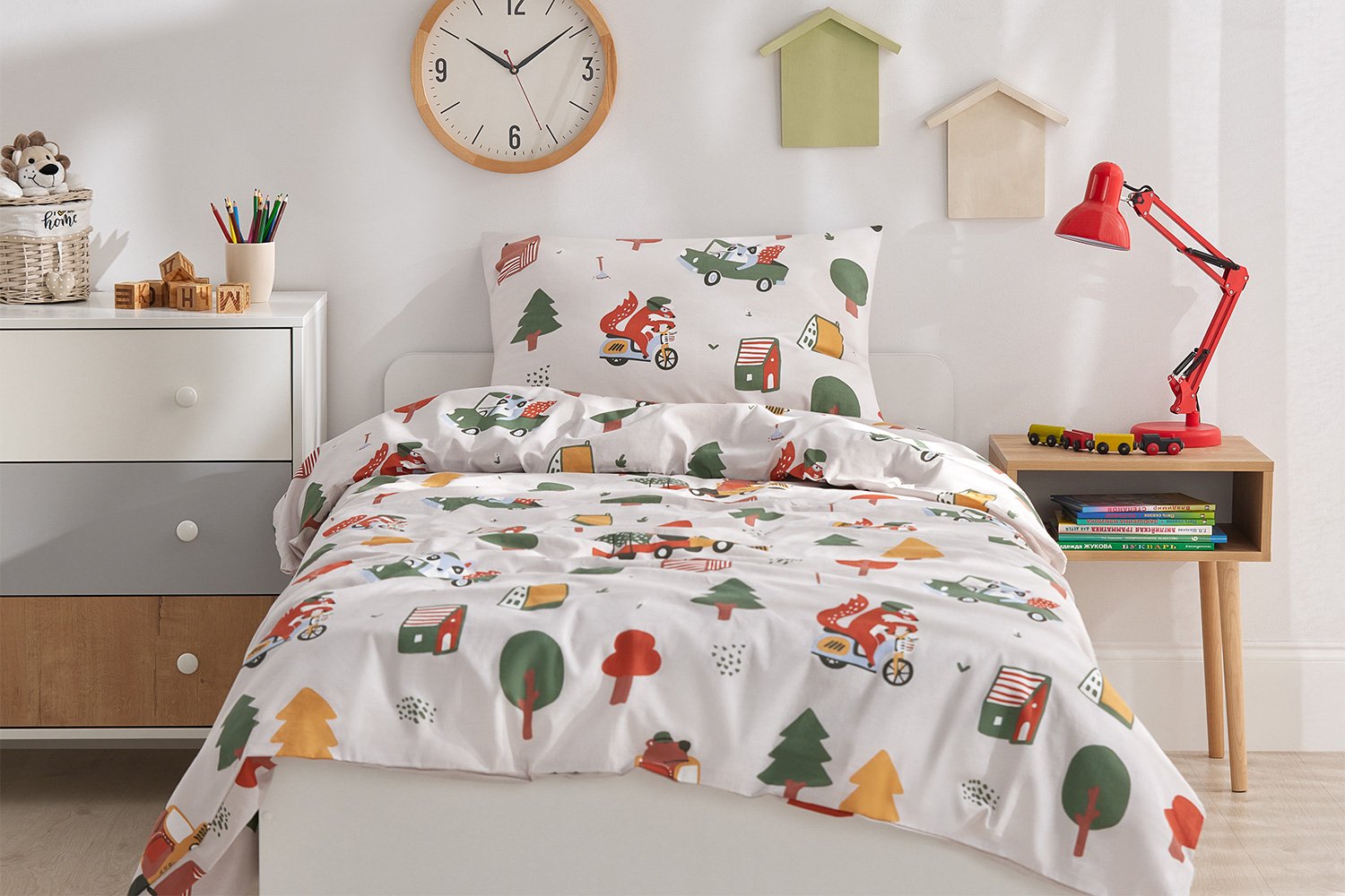 Комплект постельного белья MICASA Kids Transports