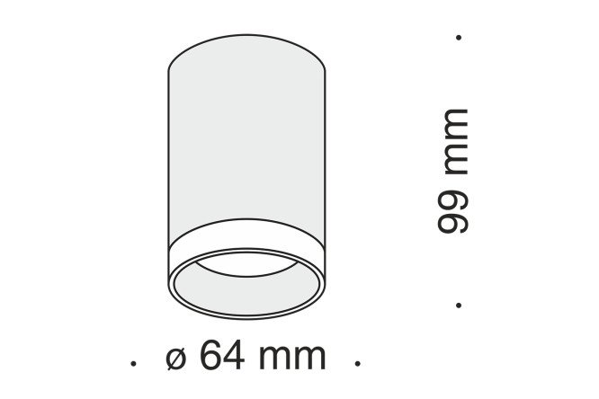 Светильник потолочный MAYTONI Ceiling & Wall Pauline 3 м², 6.4x9.9x6.4 см, GU10