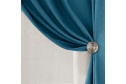 Штора MICASA Agnese 180х260 см, 1 шт., цвет бирюзовый