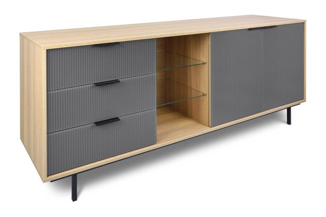 Изображение товара Комод Флёр MD 190х45х75 см с 4 ящиками, современные цвета