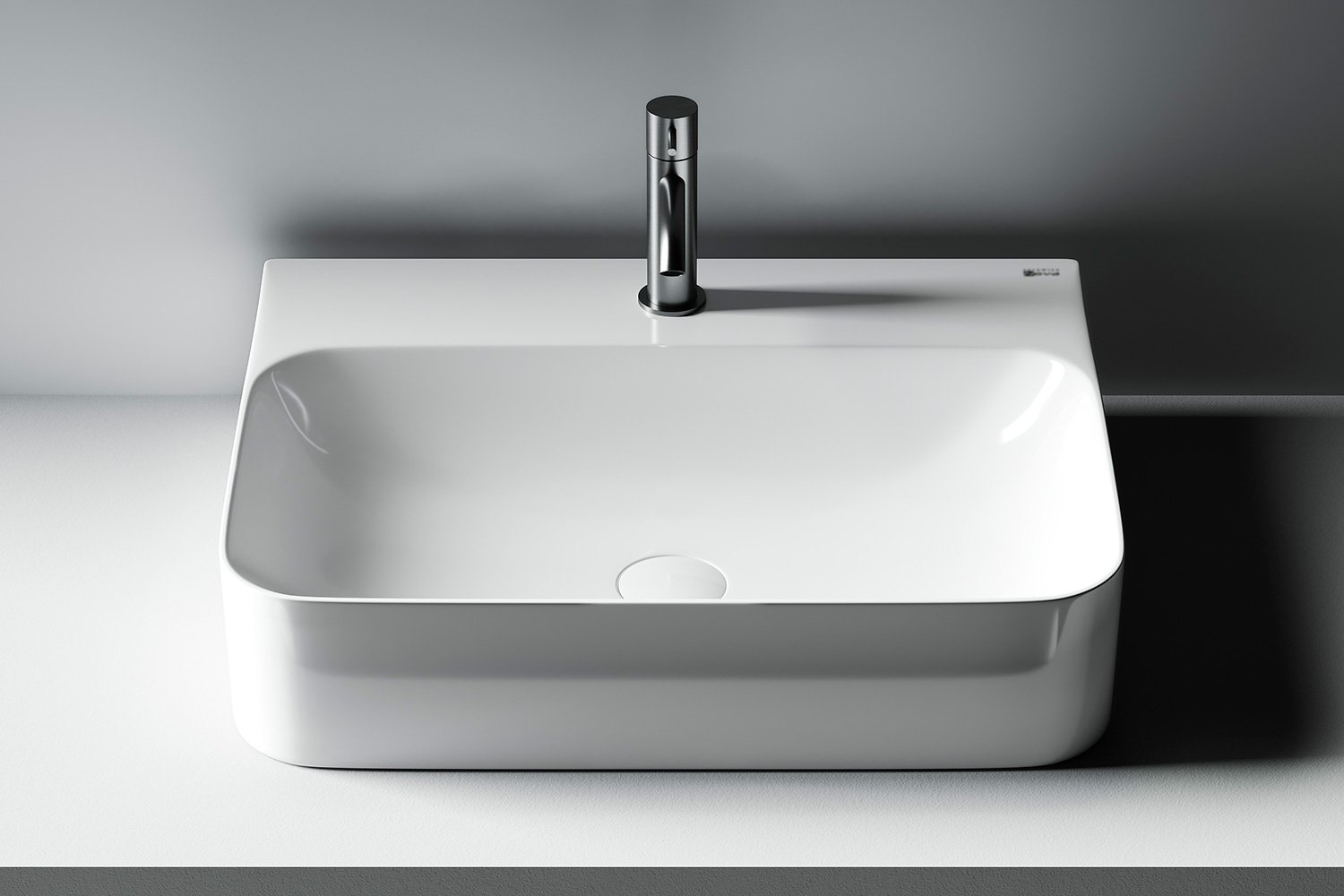 Раковина подвесная CERAMICANOVA Aura CN2001 60.5х13.5х47 см