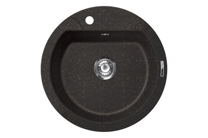 Изображение товара Мойка врезная LAVA R.3 BASALT 50.5х50.5х21 см из инженерного гранита
