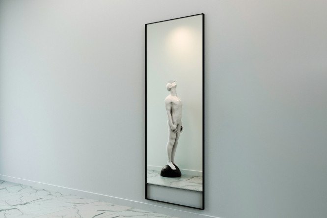 Фото 9 Зеркало в раме GENGLASS Halfeo slim leg 80х220 см