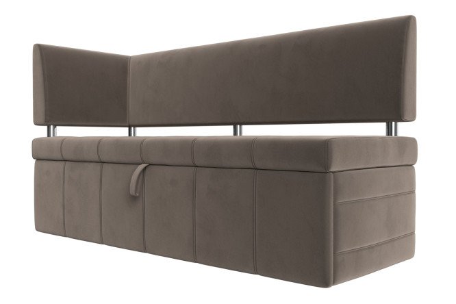 Изображение товара Угловой кухонный диван Стоун с правым углом, 182х87х65 см