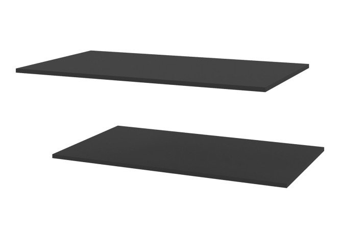 Изображение товара Комплект полок Оскар 96,8х1,6х57,6 см антрацит для шкафа