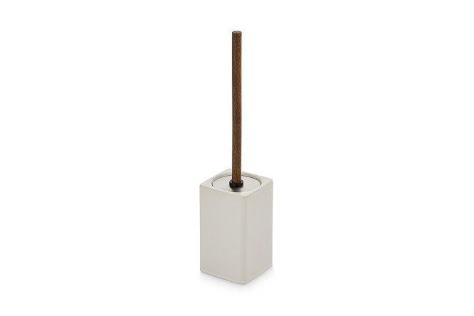 Изображение товара Туалетный ёрш в подставке EVIO Natural, керамика, 9.2х42х9.2 см