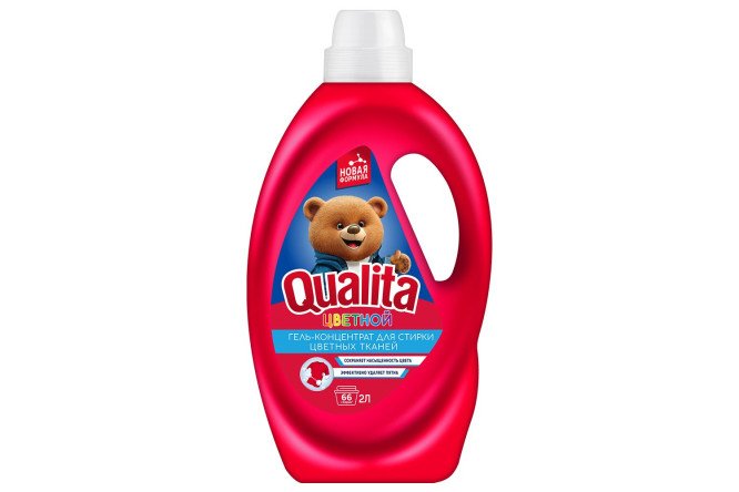 Изображение товара Гель для стирки Qualita Color 2 л для цветного белья
