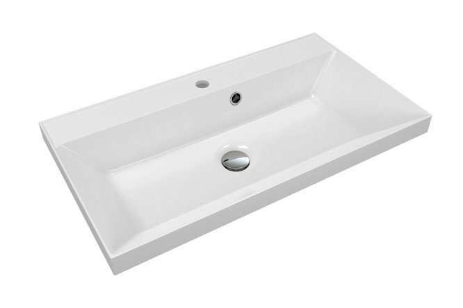 Изображение товара Раковина Астория 800 10.170.00800.001 встроенная из мрамора 80х14х45 см