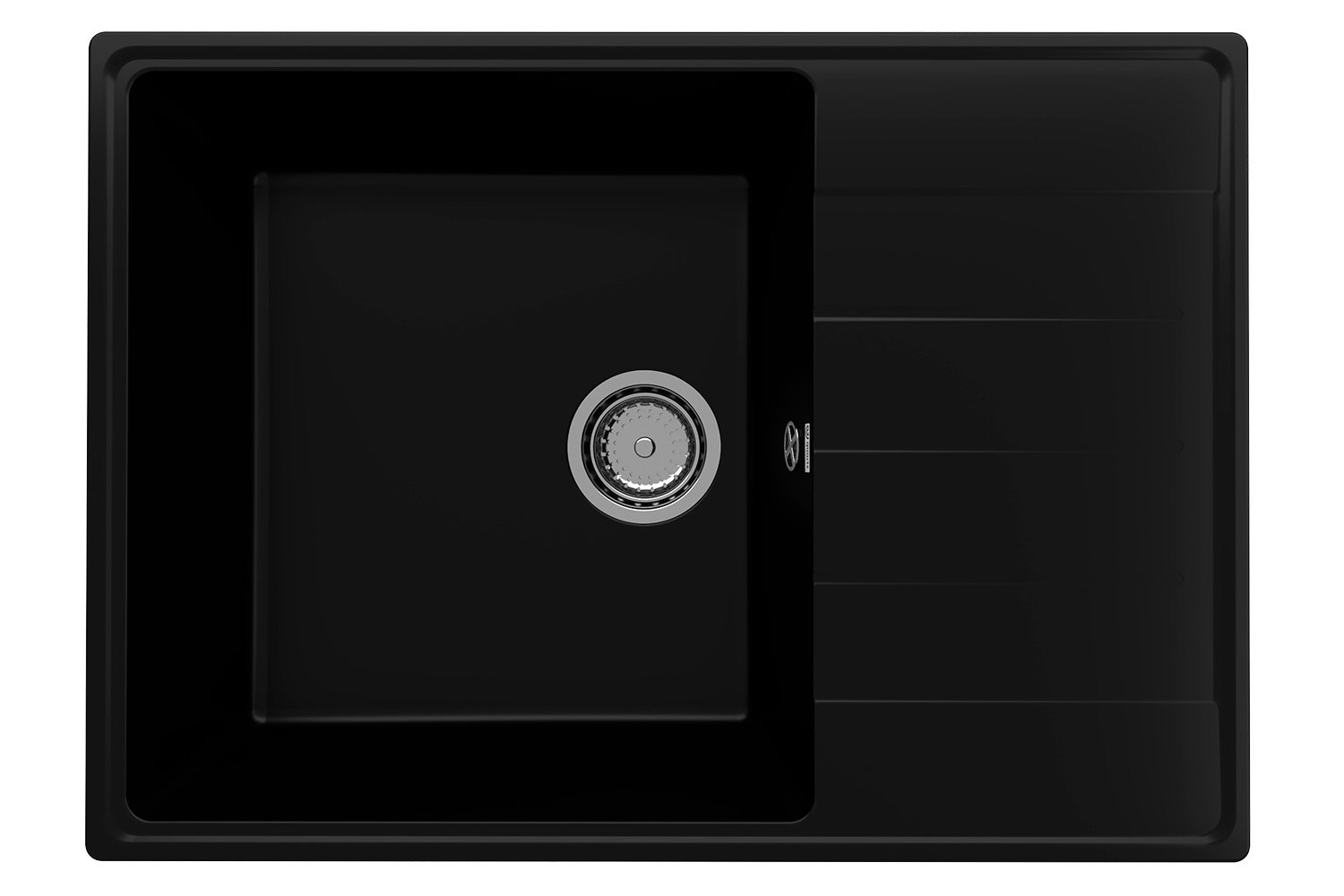 Мойка ULGRAN Quartz Prima 700-07 с крылом 50х70х20 см