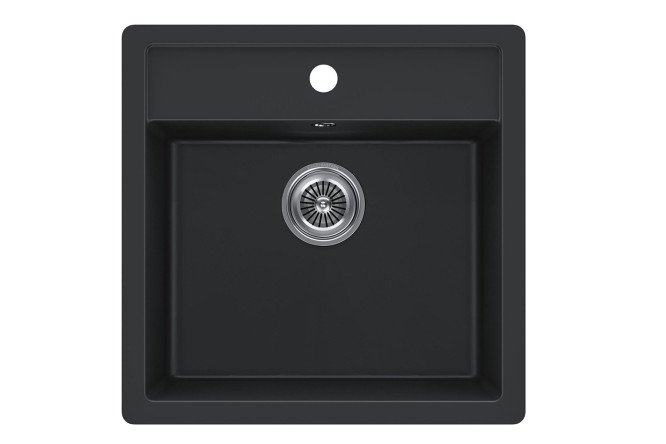 Изображение товара Мойка врезная KuchenSTERN Ku-Granit TOP 50 105BL10 51.5х51х19 см Изображение товара Мойка врезная KuchenSTERN Ku-Granit TOP 50 105BL10 51.5х51х19 см